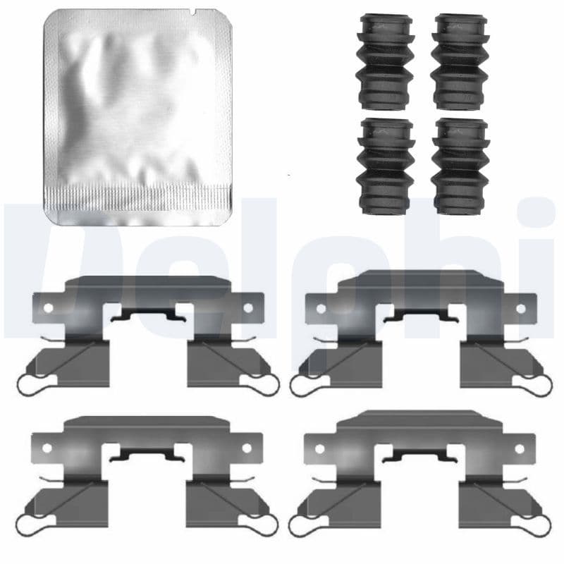 Set accesorii, placute frana DELPHI LX0802