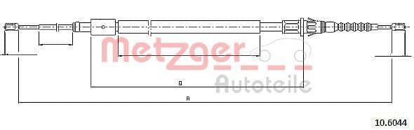 Cablu, frana de parcare METZGER 10.6044