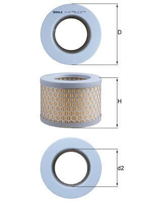Filtru aer KNECHT LX 192