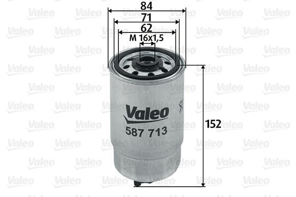 filtru combustibil VALEO 587713