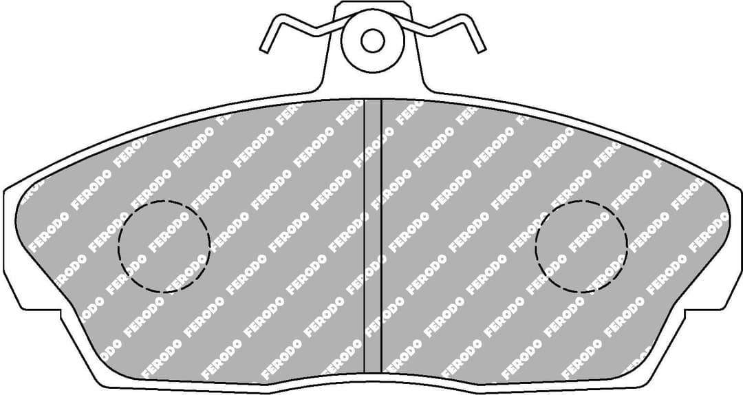 set placute frana,frana disc FERODO FDS613