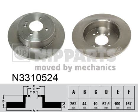 Disc frana NIPPARTS N3310524