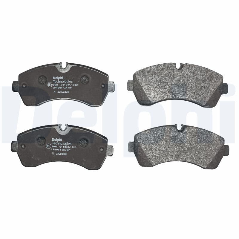 set placute frana,frana disc DELPHI LP1981