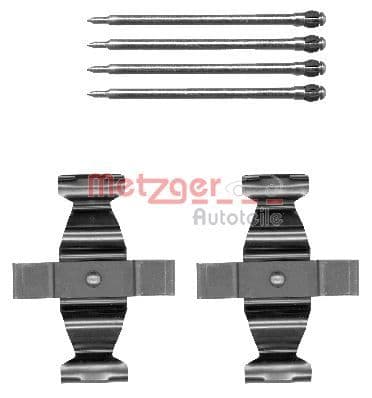 Set accesorii, placute frana METZGER 109-1803