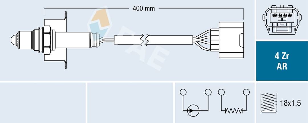 Sonda Lambda FAE 75635