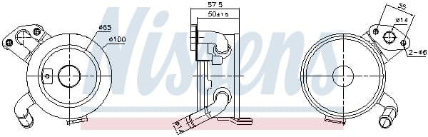 Radiator ulei, ulei motor NISSENS 91379