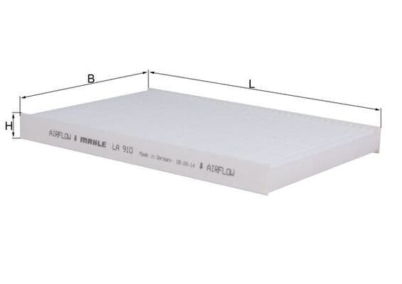 Filtru, aer habitaclu MAHLE LA 910