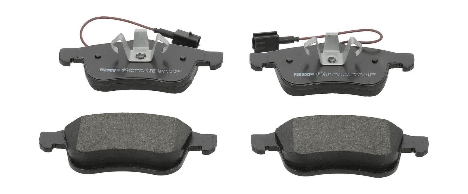 set placute frana,frana disc FERODO PREMIER ECO FRICTION FDB4951