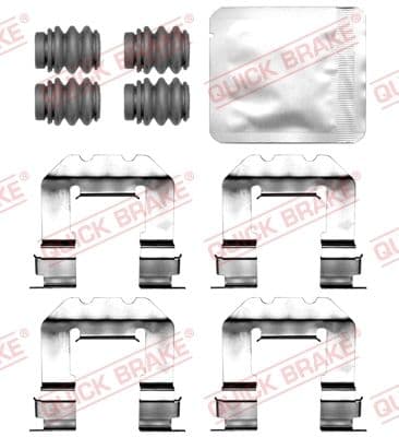 Set accesorii, placute frana QUICK BRAKE 109-0127