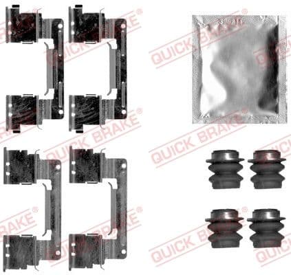 Set accesorii, placute frana QUICK BRAKE 109-1838