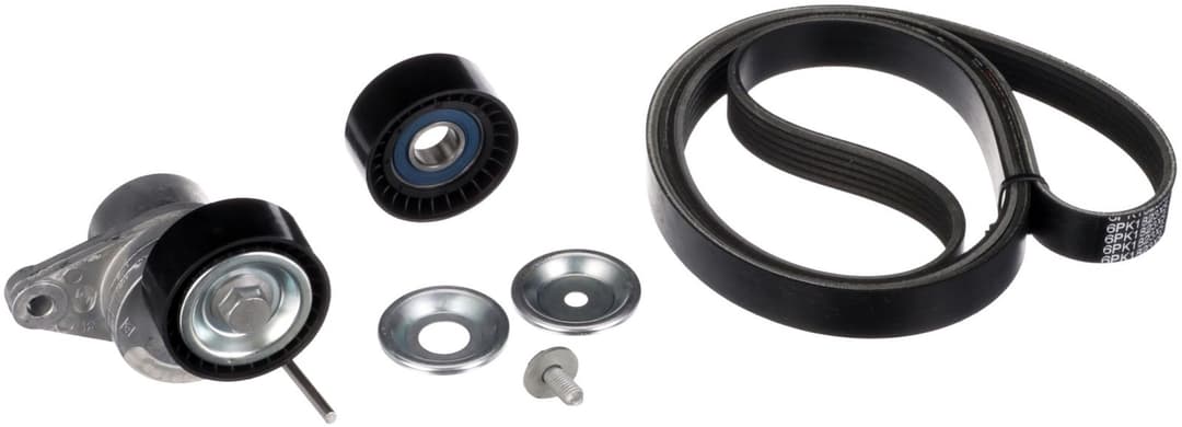 Set curea transmisie cu caneluri GATES Micro-V® UNIQUE FIT K016PK1823XS