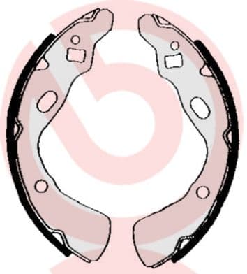 Set saboti frana BREMBO S 30 507