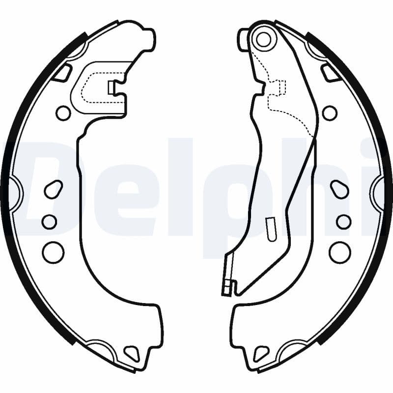 Set saboti frana DELPHI LS2107