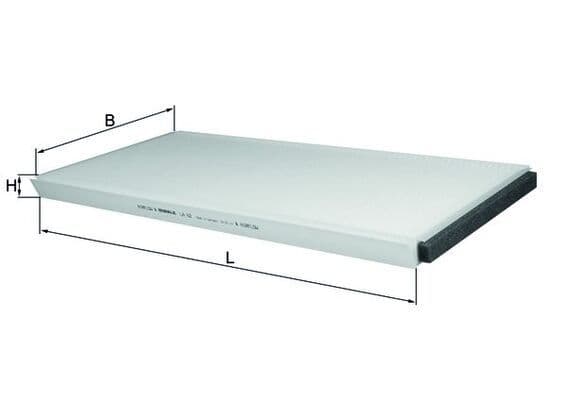 Filtru, aer habitaclu MAHLE LA 62
