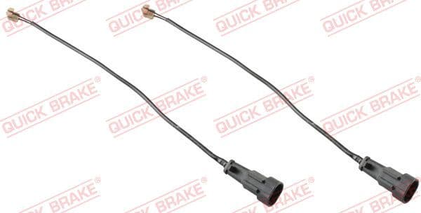 senzor de avertizare,uzura placute de frana QUICK BRAKE WS 0282 A