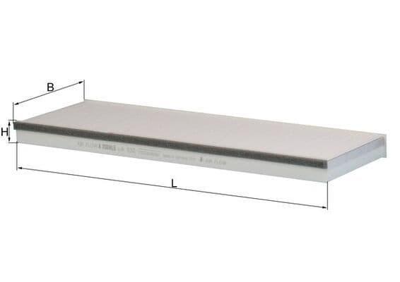 Filtru, aer habitaclu MAHLE LA 532