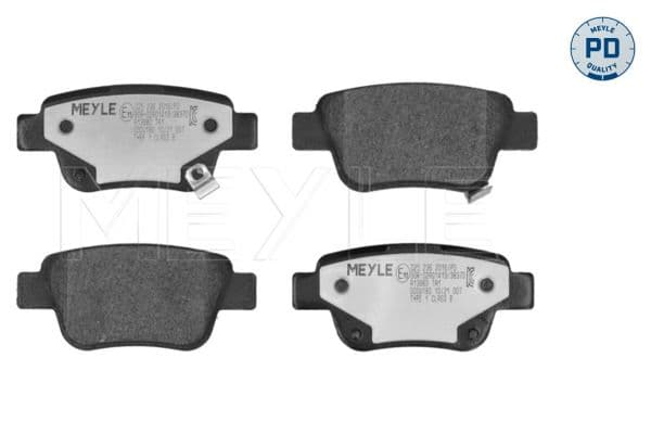 set placute frana,frana disc MEYLE -PD: Advanced performance and design. 025 236 2016/PD