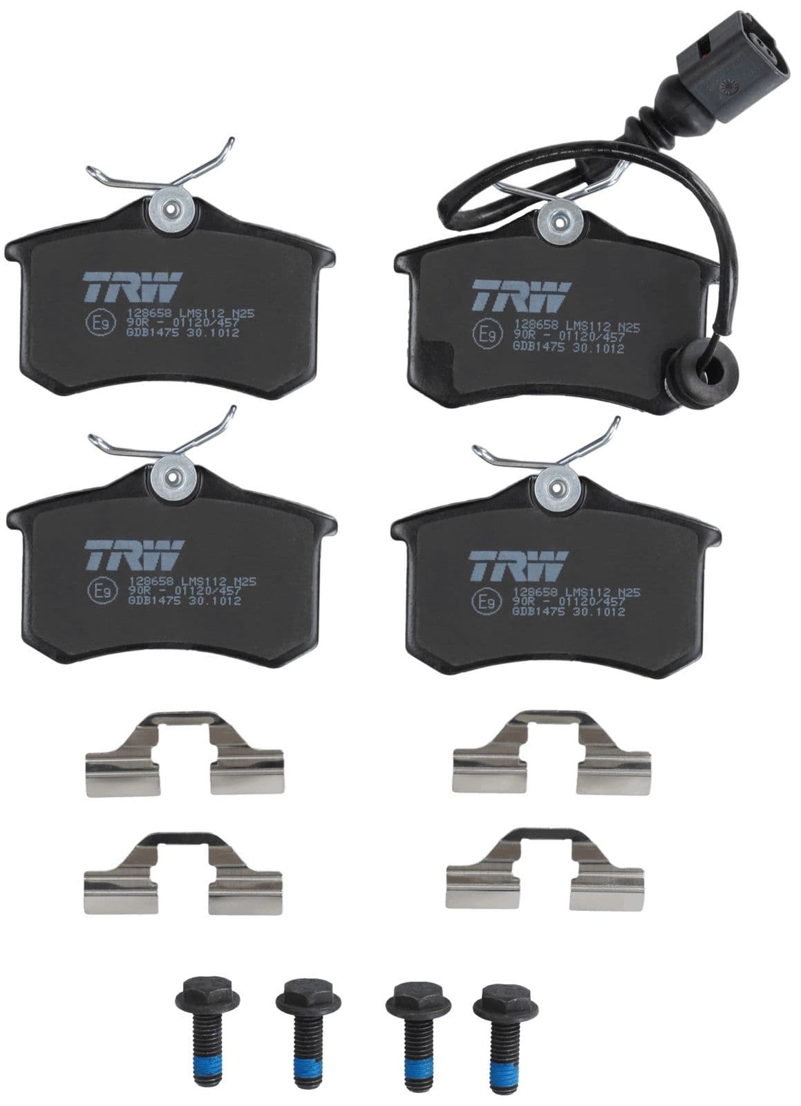 set placute frana,frana disc TRW GDB1475