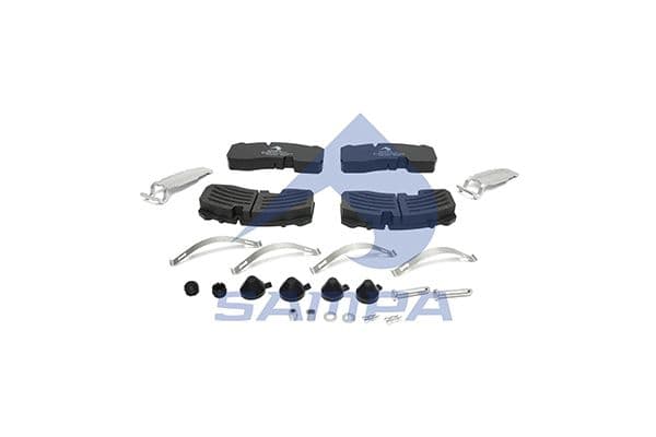 set placute frana,frana disc SAMPA 096.616
