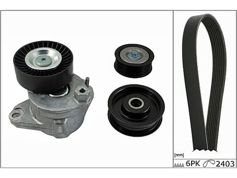 Set curea transmisie cu caneluri Schaeffler INA 529 0034 10