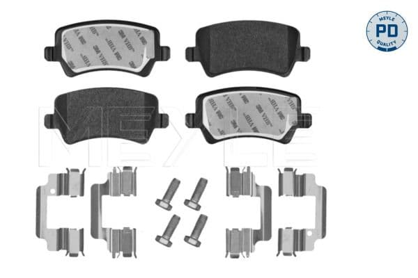 set placute frana,frana disc MEYLE -PD: Advanced performance and design. 025 244 9618/PD