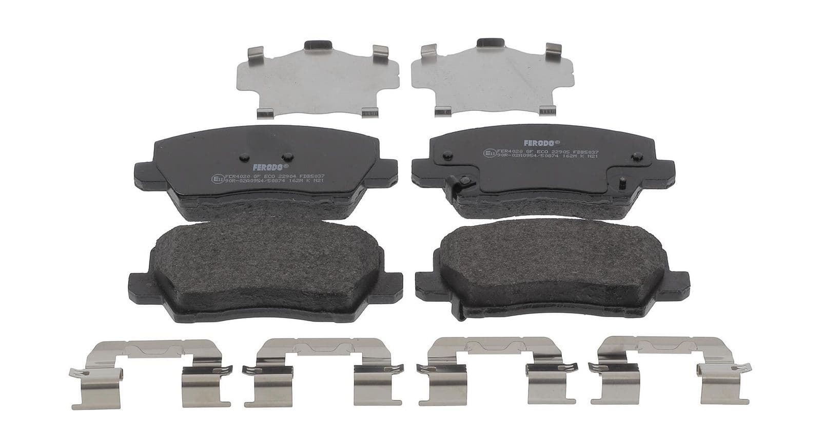 set placute frana,frana disc FERODO PREMIER ECO FRICTION FDB5037