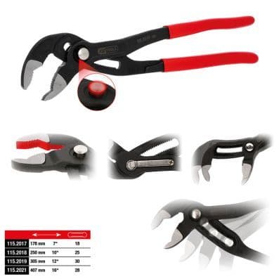 Cleste teava/pompa apa KS TOOLS 115.2018