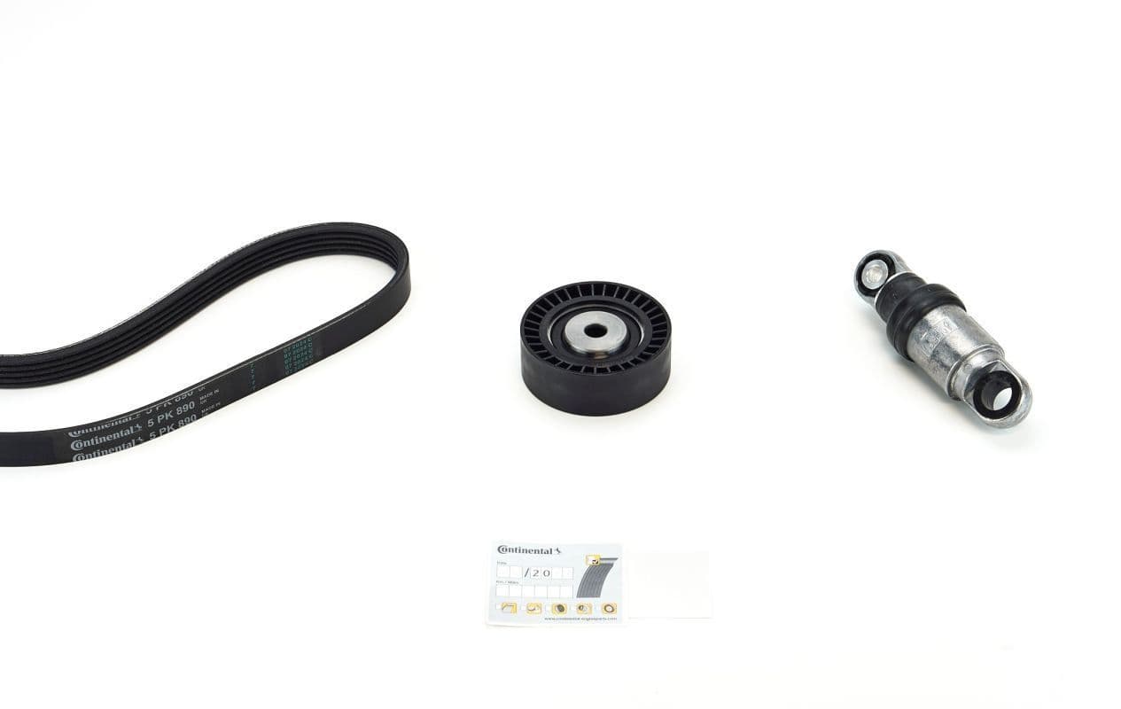 Set curea transmisie cu caneluri CONTINENTAL CTAM 5PK890K3