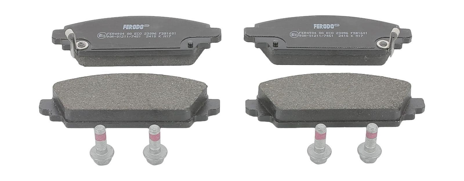 set placute frana,frana disc FERODO FDB1601