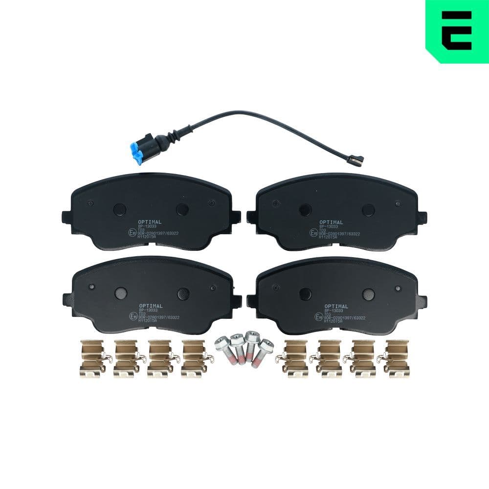 set placute frana,frana disc OPTIMAL BP-13033