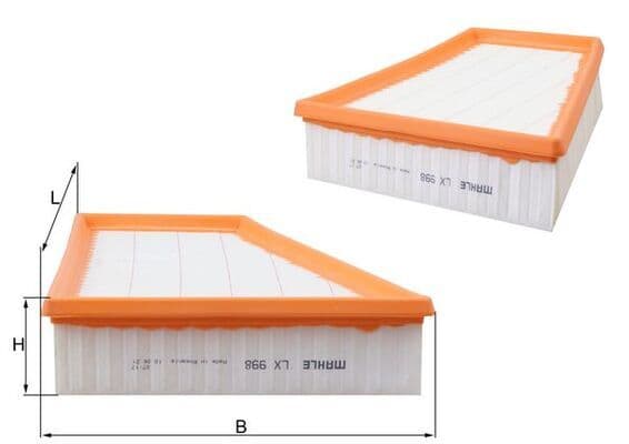 Filtru aer MAHLE LX 998