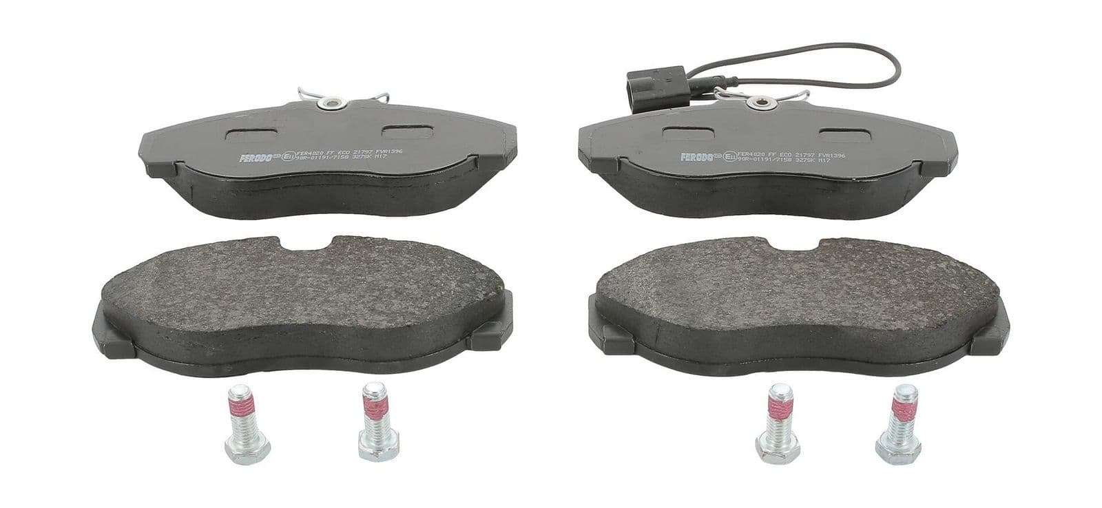 set placute frana,frana disc FERODO PREMIER ECO FRICTION FVR1396