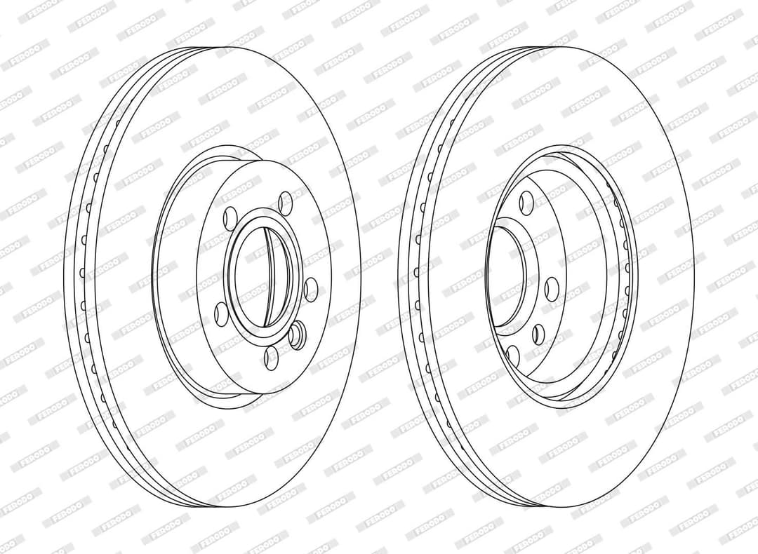Disc frana FERODO DDF1160C