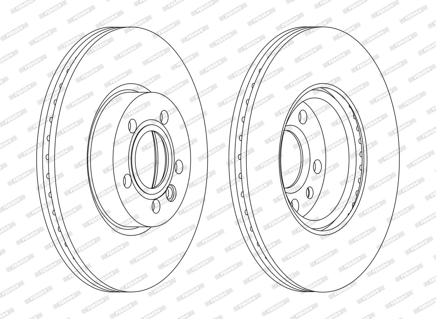 Disc frana FERODO DDF1160C