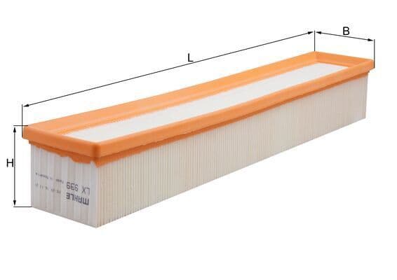 Filtru aer MAHLE LX 939