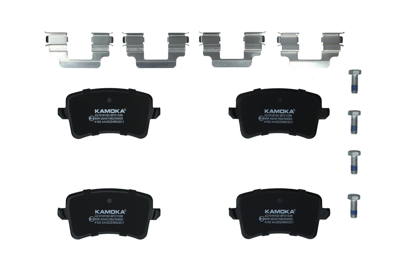 set placute frana,frana disc KAMOKA JQ1018100