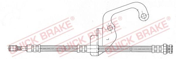 Furtun frana QUICK BRAKE 59.922