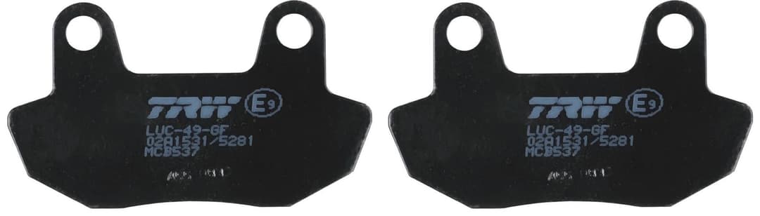 set placute frana,frana disc TRW Organic Allround MCB537
