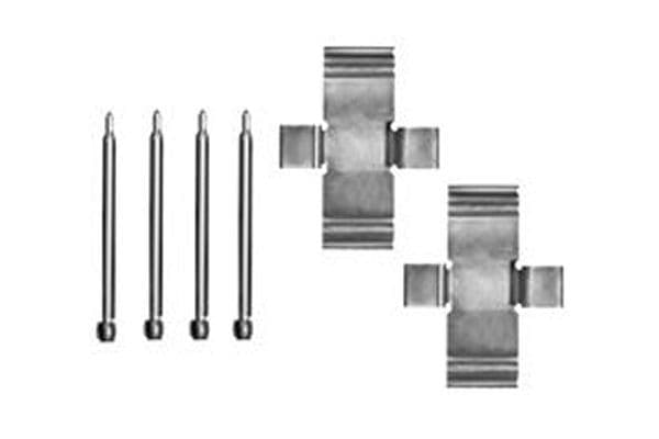 Set accesorii, placute frana TRW PFK197