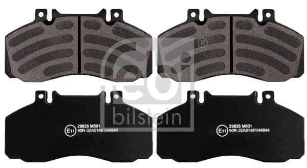 set placute frana,frana disc FEBI BILSTEIN 16566