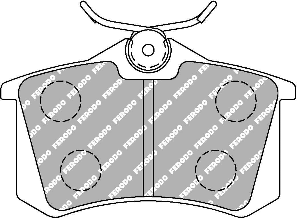 set placute frana,frana disc FERODO RACING FCP1491H