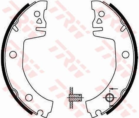 Set saboti frana TRW GS8300
