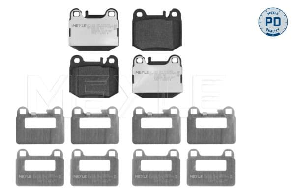 set placute frana,frana disc MEYLE -PD: Advanced performance and design. 025 231 5715/PD