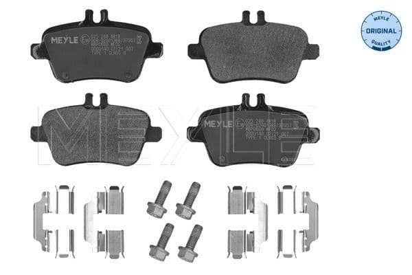 set placute frana,frana disc MEYLE -ORIGINAL: True to OE. 025 248 4818