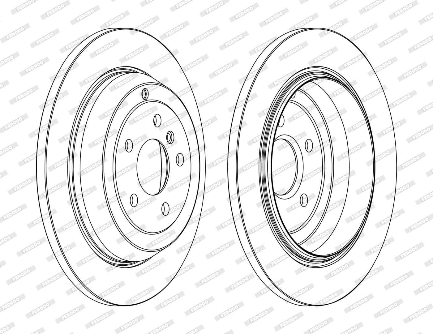 Disc frana FERODO DDF1530C