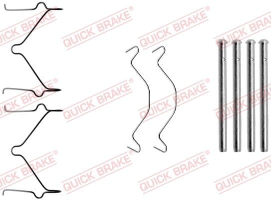 Set accesorii, placute frana QUICK BRAKE 109-1209