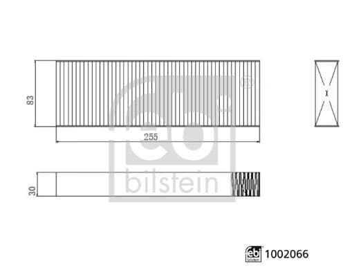 Set filtru, aer habitaclu FEBI BILSTEIN 1002066