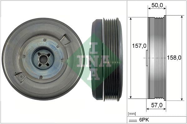 Fulie curea, arbore cotit Schaeffler INA 544 0513 10