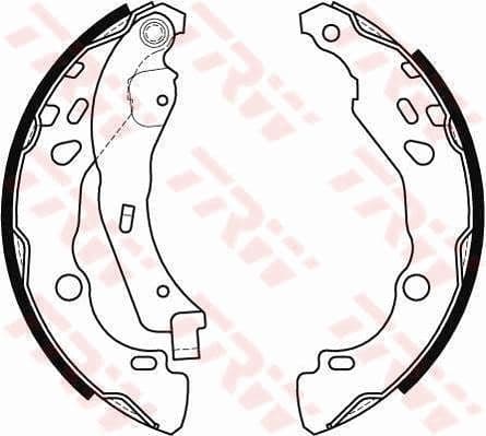 Set saboti frana TRW GS8455