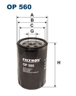 Filtru ulei FILTRON OP 560